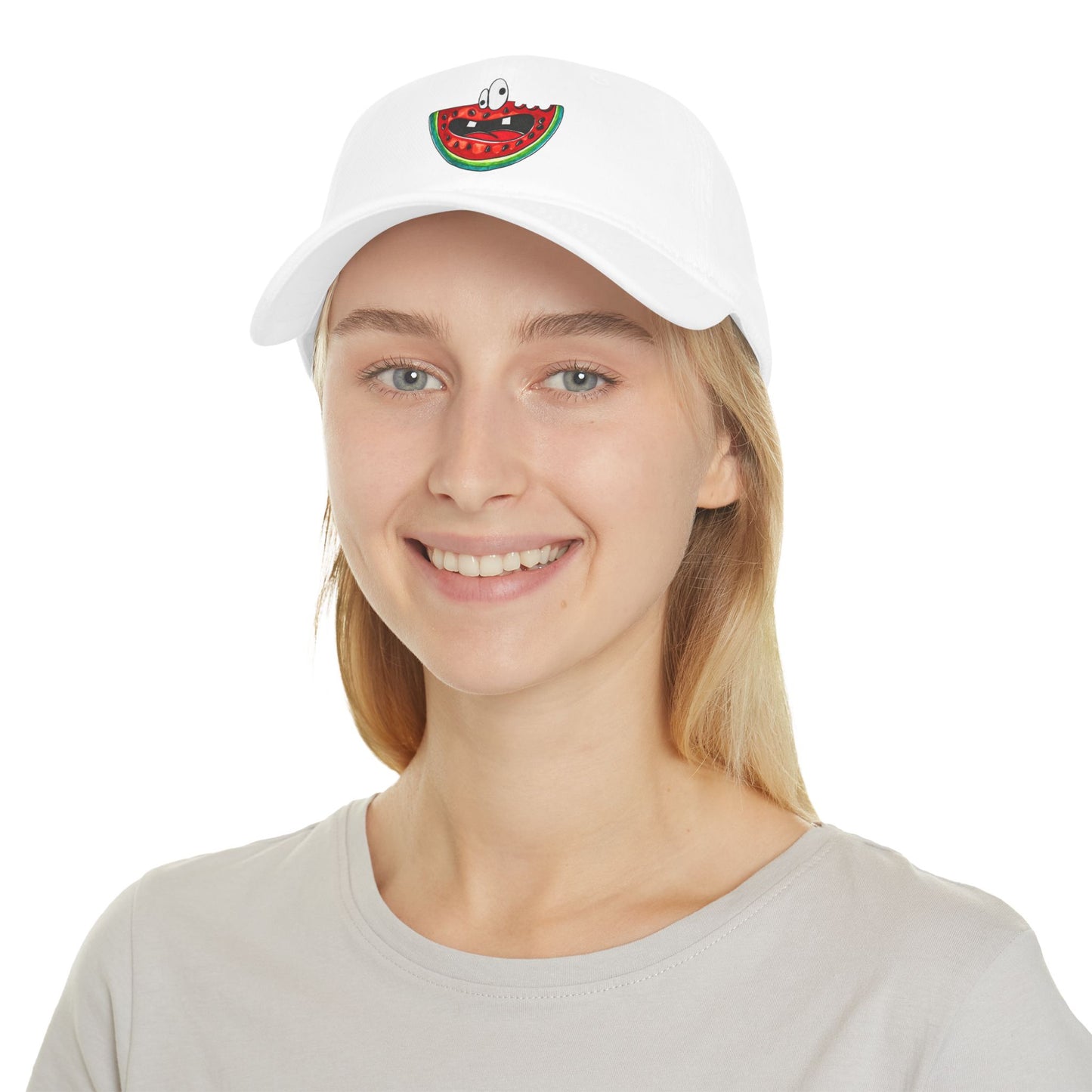 Watermelon Smile Baseball Cap — Cute Fruity Dad Hat for Summer