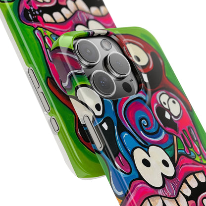 Colorful Cartoon Slim Phone Case - Fun and Whimsical Design