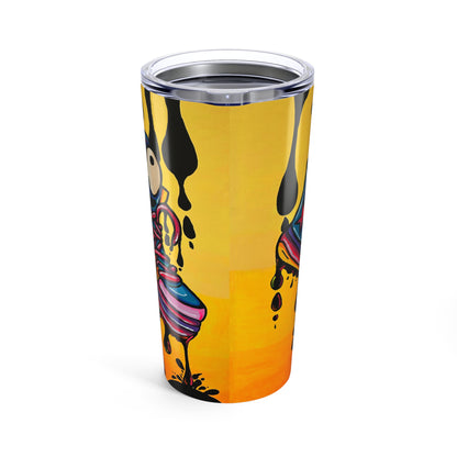 20oz Tumbler — Colorful Drip Cupcake Art Stainless Travel Mug