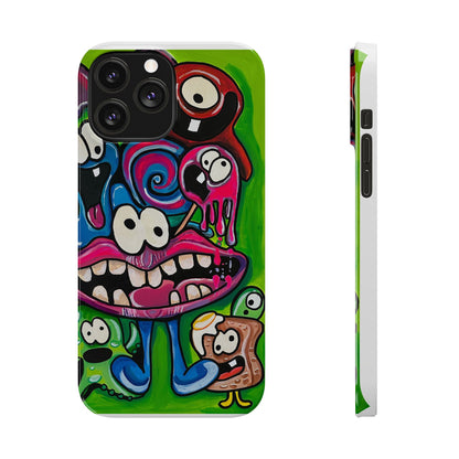 Colorful Cartoon Slim Phone Case - Fun and Whimsical Design