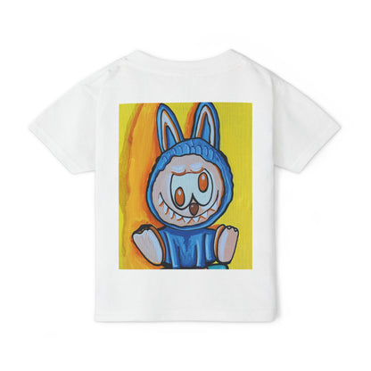 Whimsical Bunny Toddler T-Shirt - Fun Playful Design for Kids