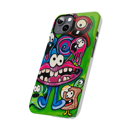 Colorful Cartoon Slim Phone Case - Fun and Whimsical Design