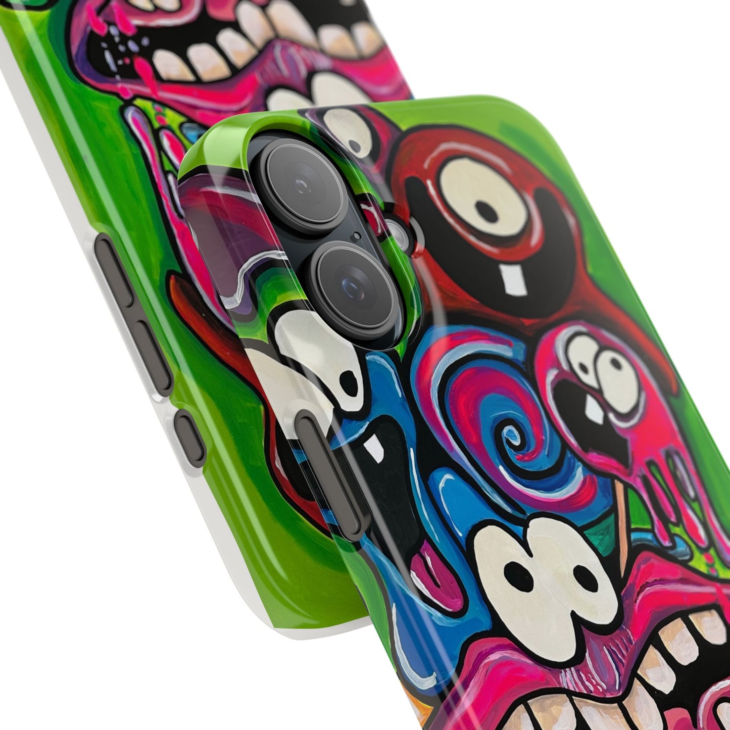 Colorful Cartoon Slim Phone Case - Fun and Whimsical Design