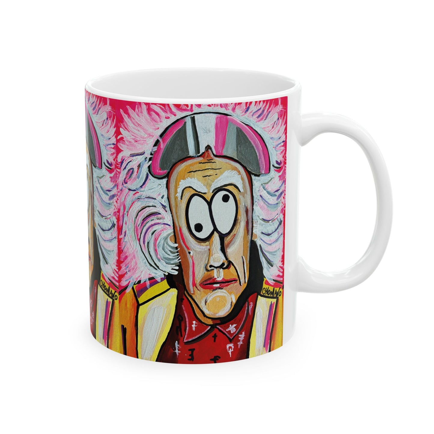 Whimsical Artistic Ceramic Mug