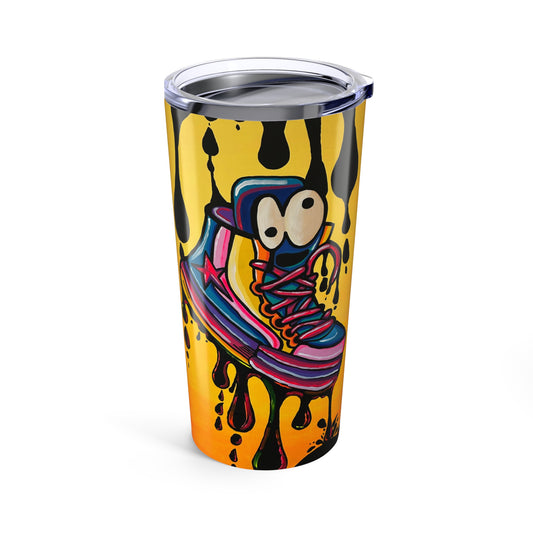 20oz Tumbler — Colorful Drip Cupcake Art Stainless Travel Mug