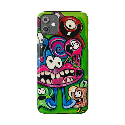 Colorful Cartoon Slim Phone Case - Fun and Whimsical Design