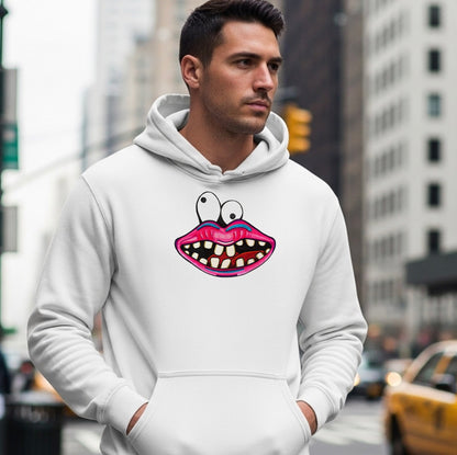 Artistic funny mouth Hoodie