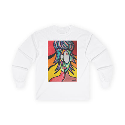 Artistic Unisex Long Sleeve Tee - Vibrant Colorful Design