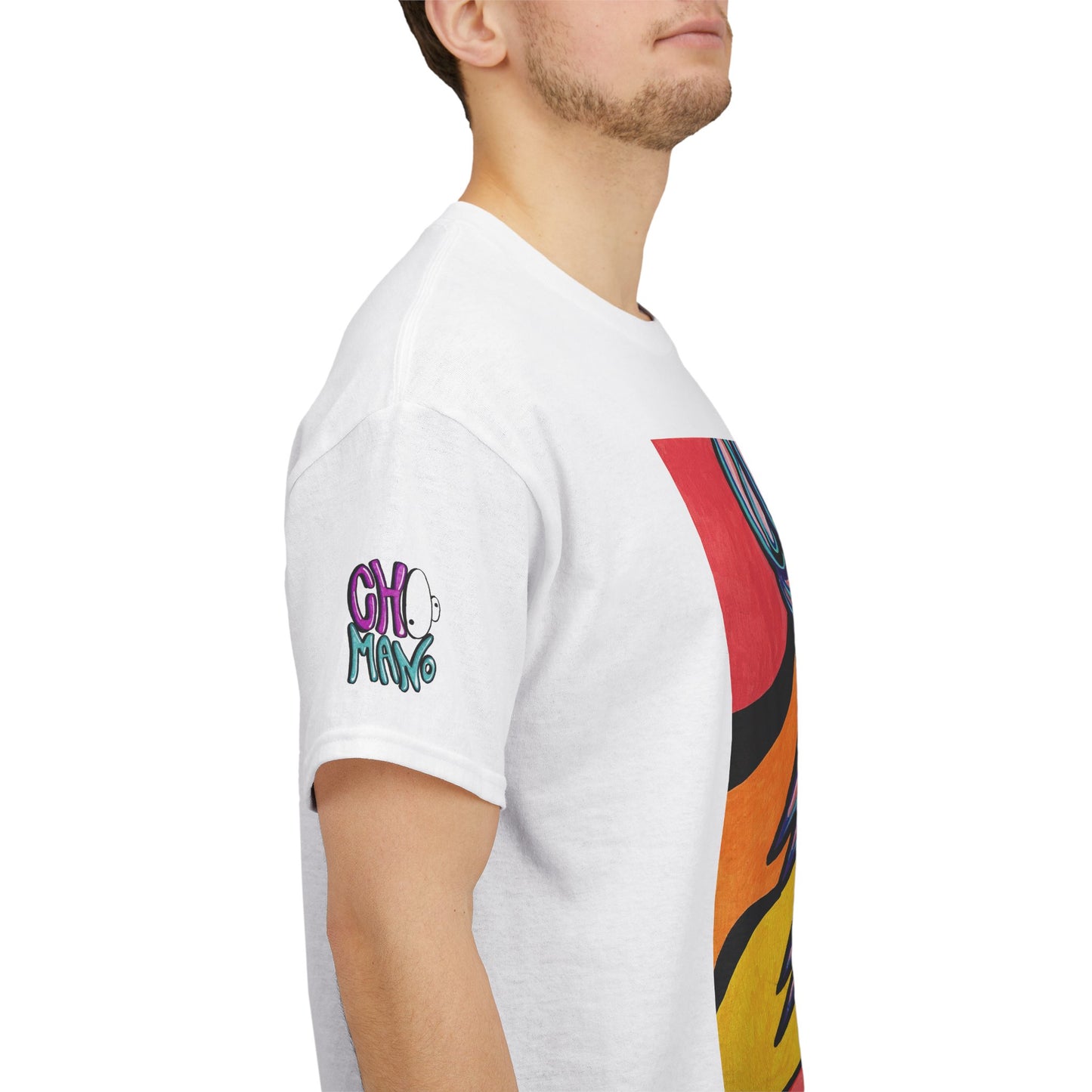 Vibrant Art-Inspired Unisex Heavy Cotton Tee