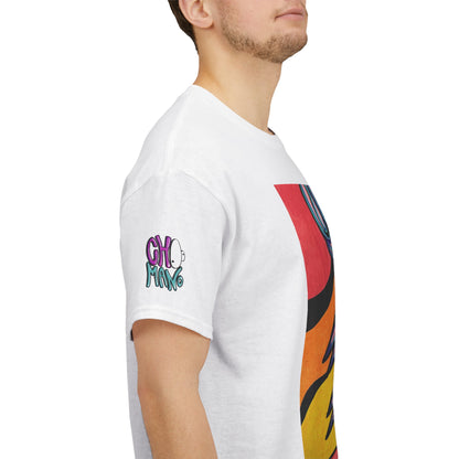 Vibrant Art-Inspired Unisex Heavy Cotton Tee