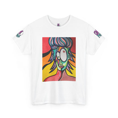 Vibrant Art-Inspired Unisex Heavy Cotton Tee