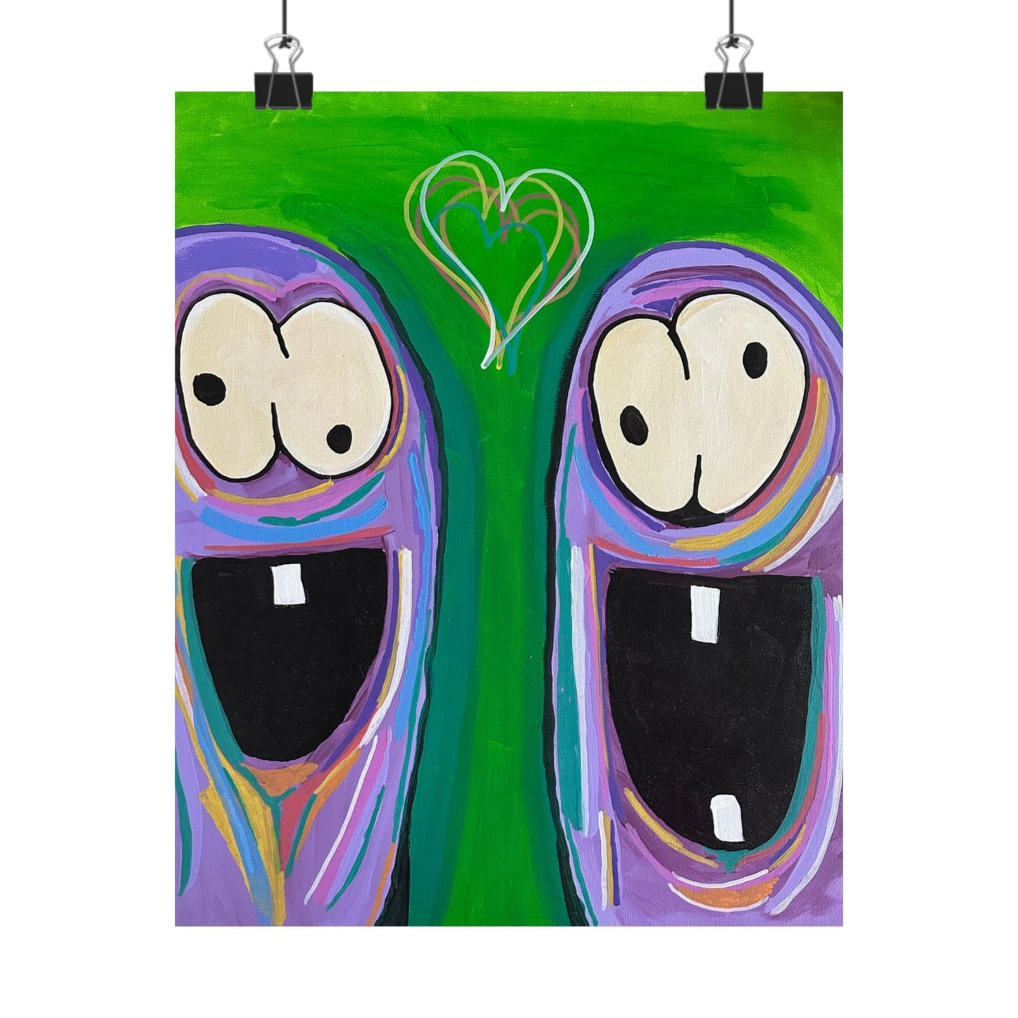 Vibrant Love Duo Matte Poster