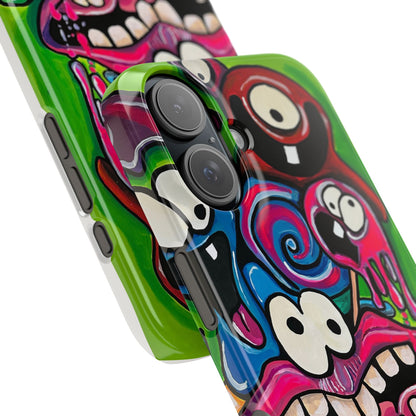 Colorful Cartoon Slim Phone Case - Fun and Whimsical Design
