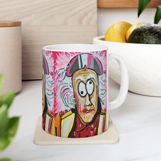 Whimsical Artistic Ceramic Mug