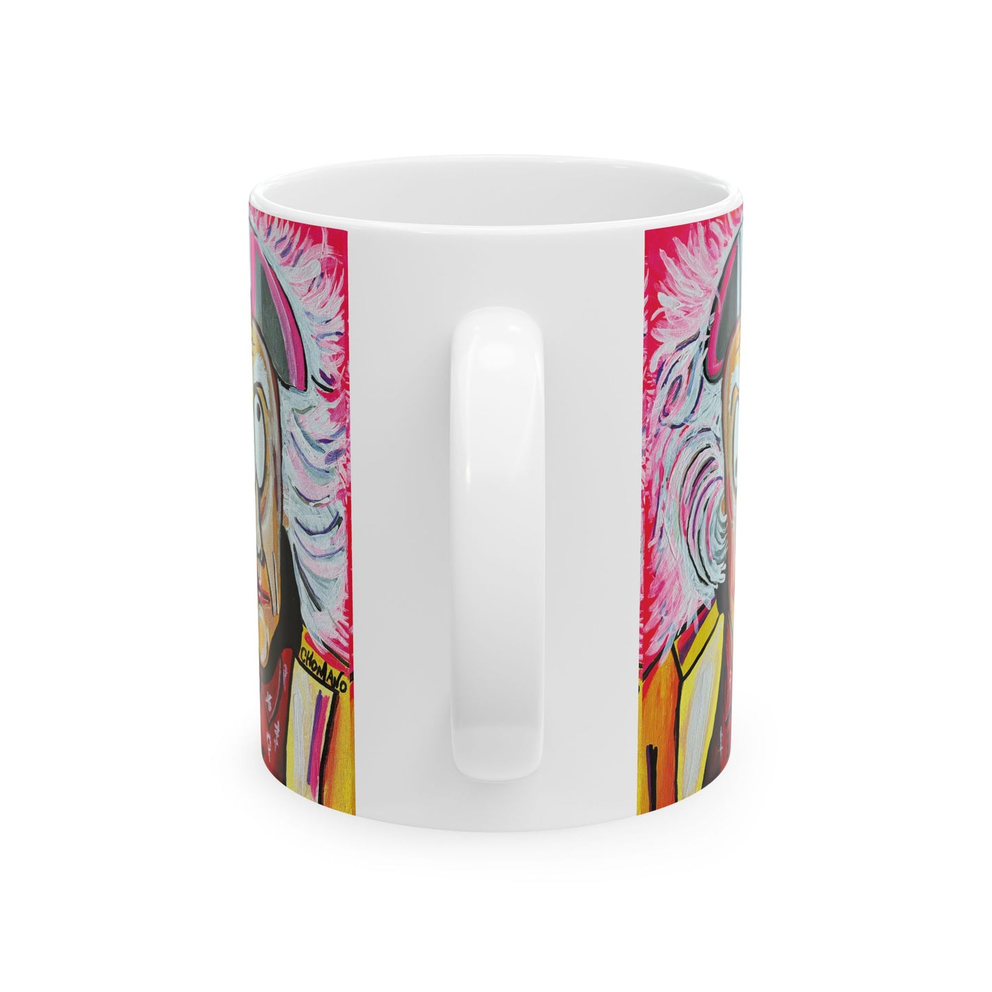Whimsical Artistic Ceramic Mug