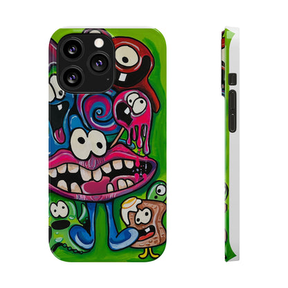 Colorful Cartoon Slim Phone Case - Fun and Whimsical Design