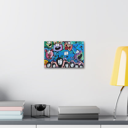 Colorful Cartoon Canvas Art