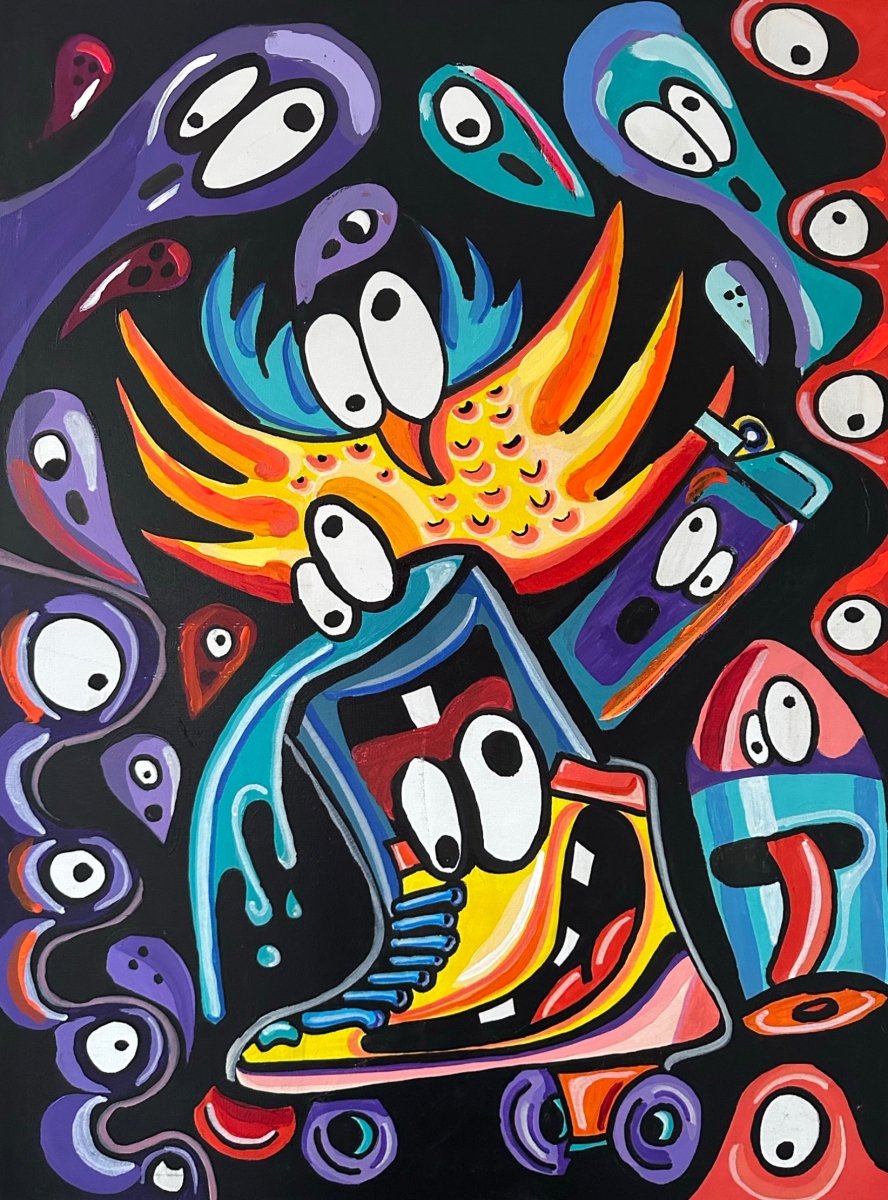 Color caótico 70X50 - Chomano