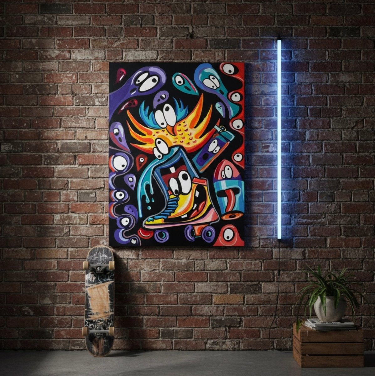 Color caótico 70X50 - Chomano