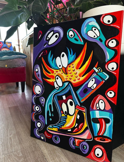 Color caótico 70X50 - Chomano