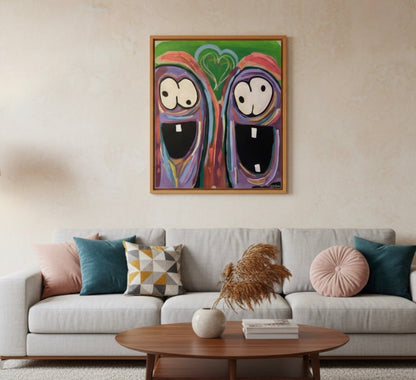 Corta tu, noooo tuuuuuuu. 60x50 - Chomano