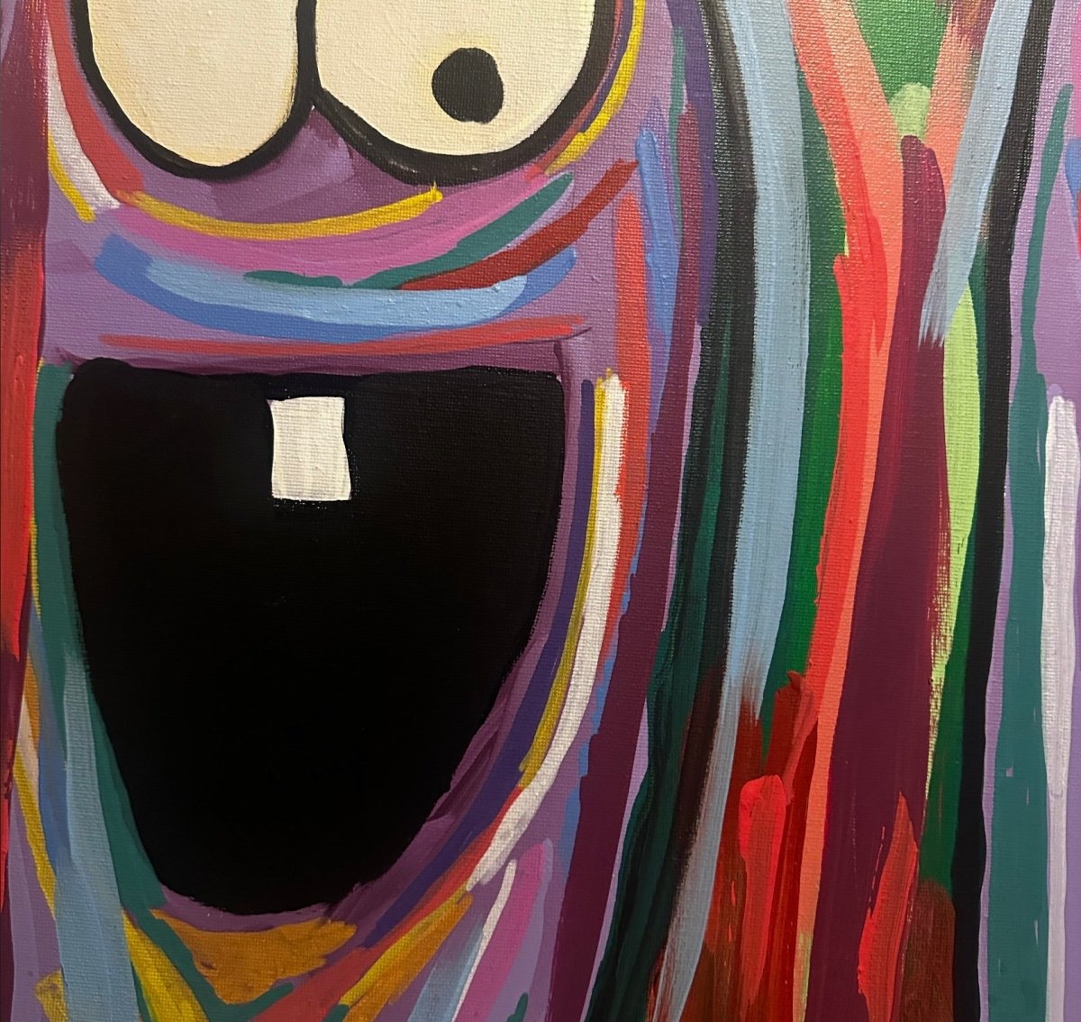 Corta tu, noooo tuuuuuuu. 60x50 - Chomano