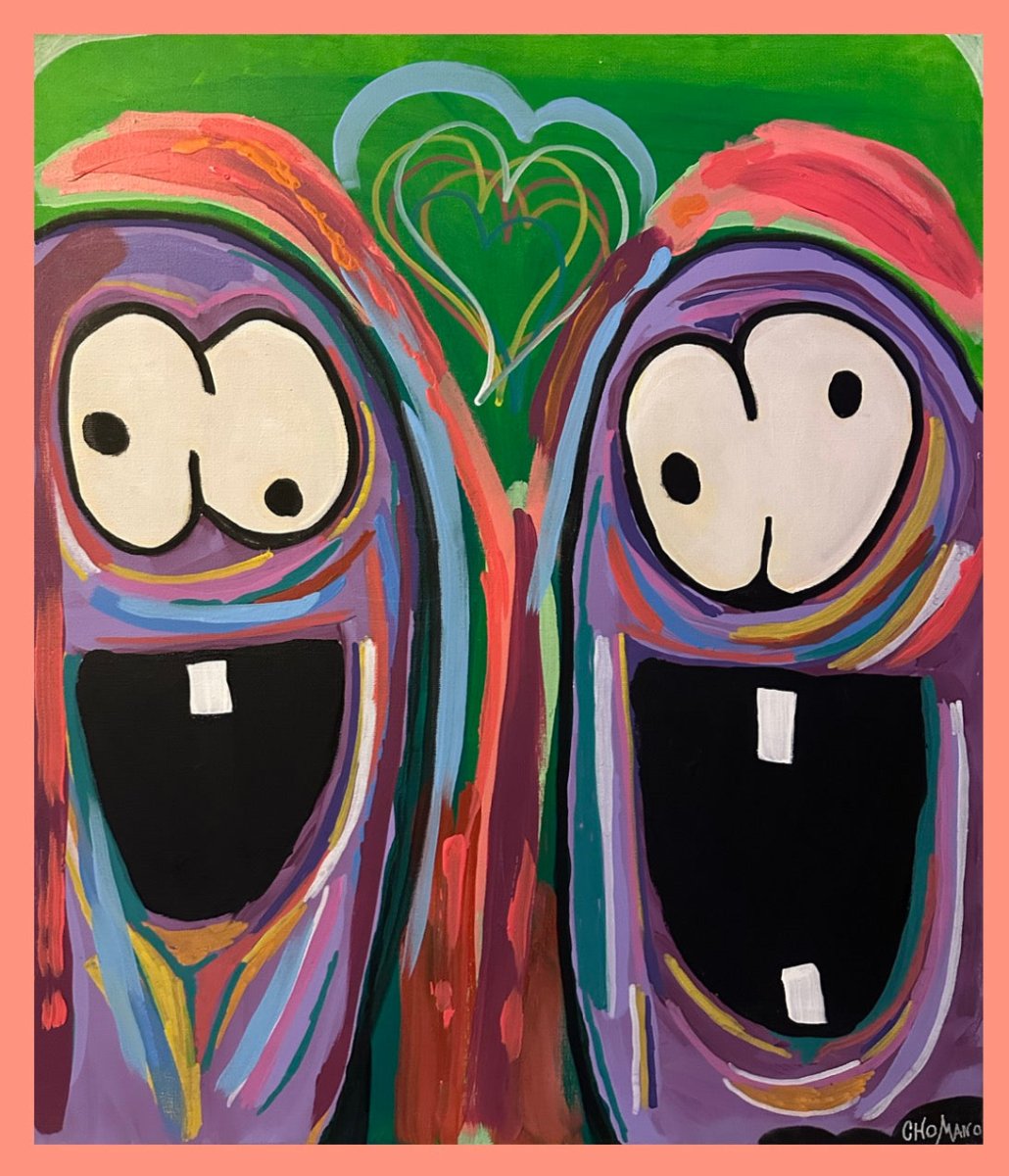 Corta tu, noooo tuuuuuuu. 60x50 - Chomano