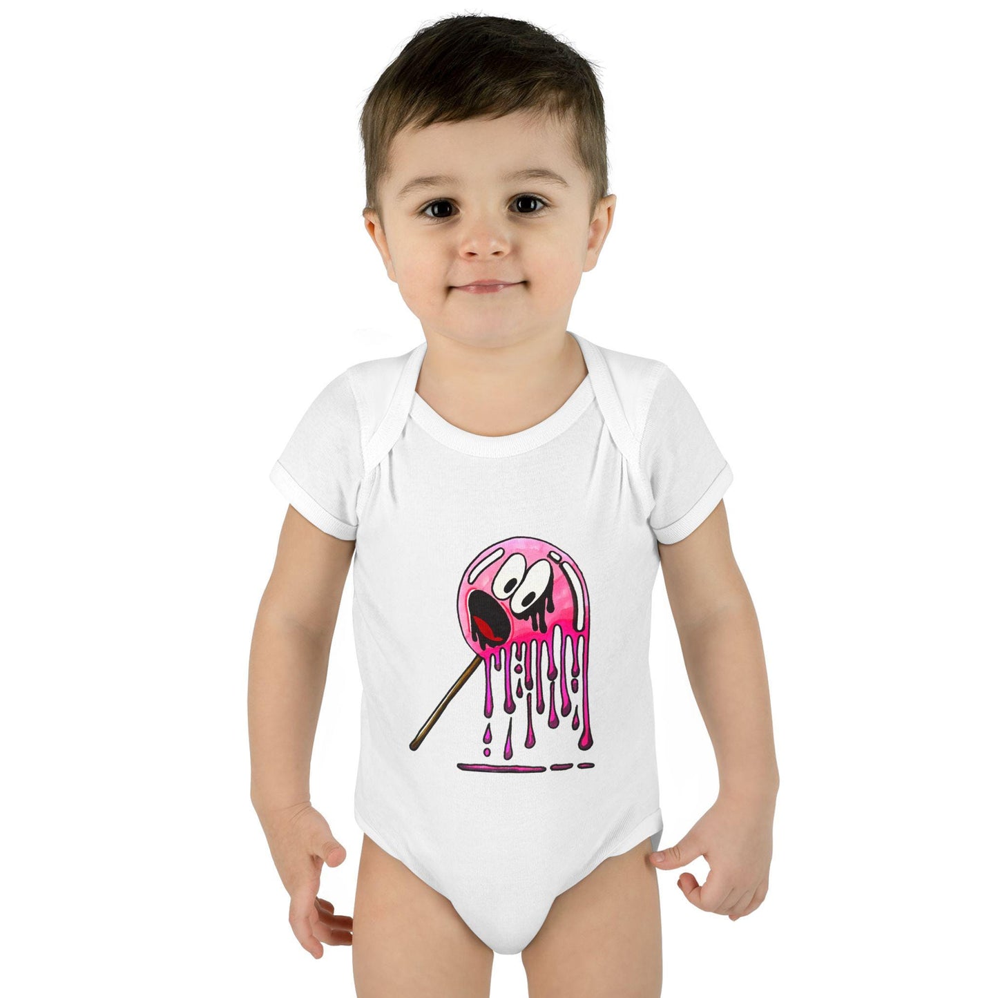 Cute Drippy Candy Bodysuit for Infants, Baby Clothes, Toddler Outfits, Halloween Costume, Birthday Gift, Cute Baby Apparel