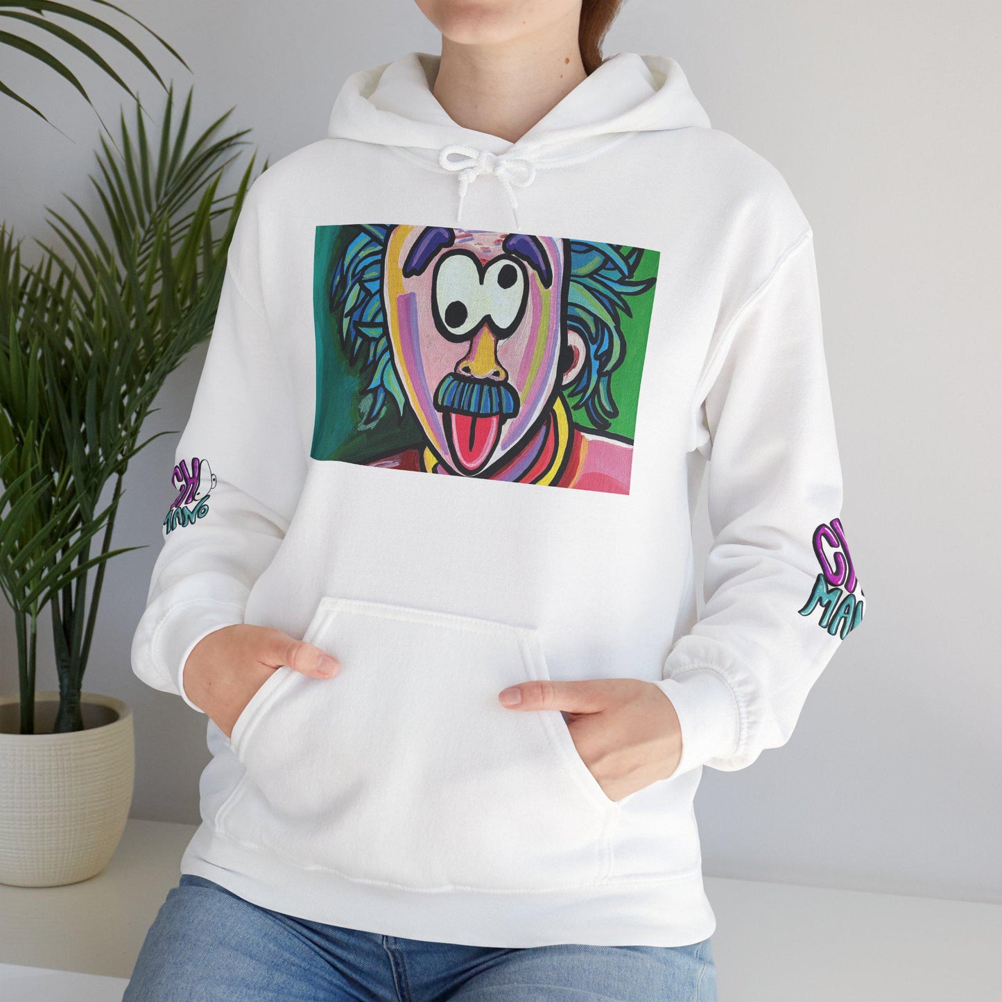 Colorful Graphic Hoodie - Fun Art Sweatshirt, Unisex Gift, Trendy Streetwear, Cozy Apparel, Vibrant Cartoon Design