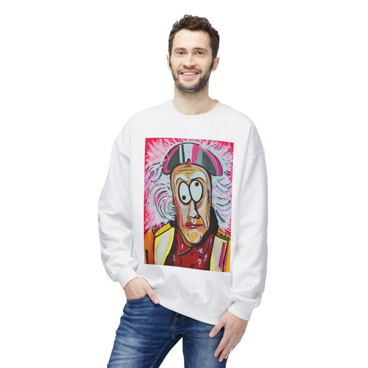 Whimsical Graphic Crewneck Sweatshirt, Funny Sweatshirt, Gift for Him/Her, Casual Wear, Unique Art Clothing, Cozy Graphic Tee