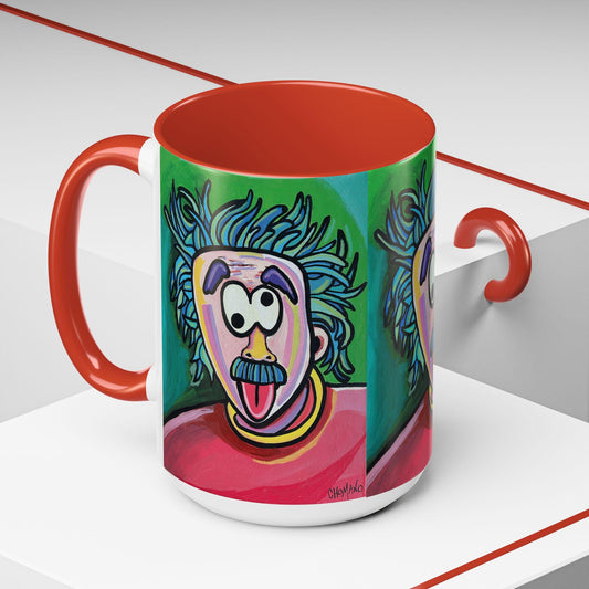 Whimsical Cartoon Coffee Mug - Fun Gift for Creatives, Unique Art Mug, Quirky Home Decor, Colorful Drinkware, Playful Kitchen Accessory