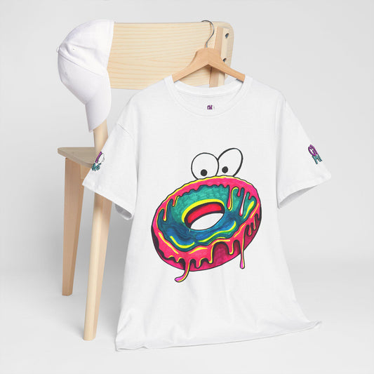 Melting Rainbow Donut T-Shirt | Psychedelic Drip Tee