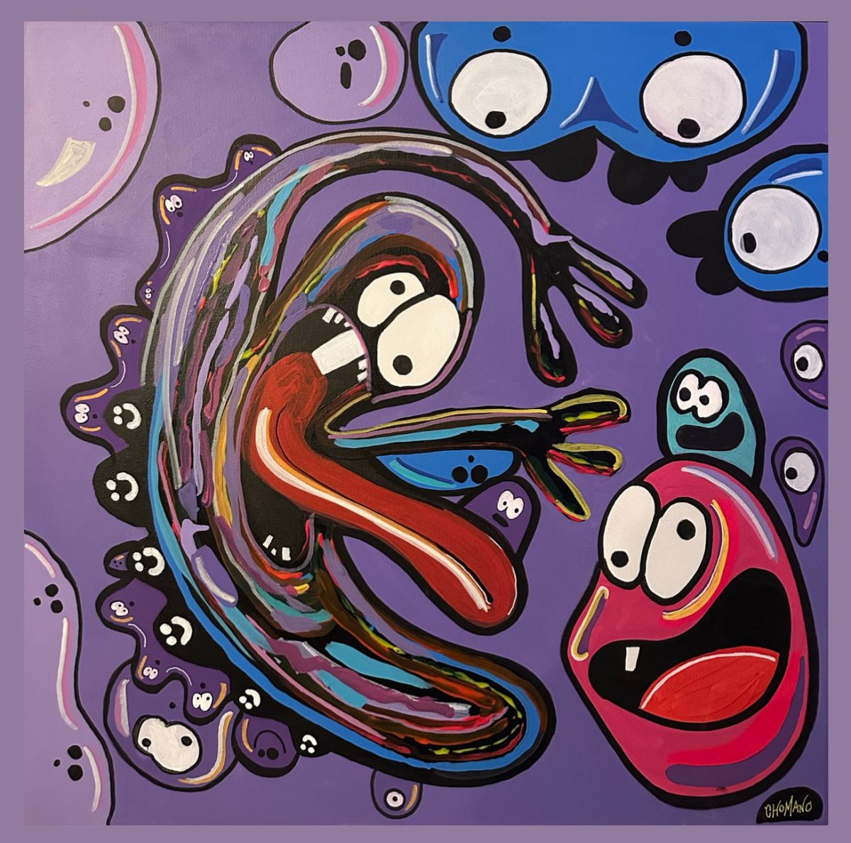No todo es color de rosas 70x70 - Chomano